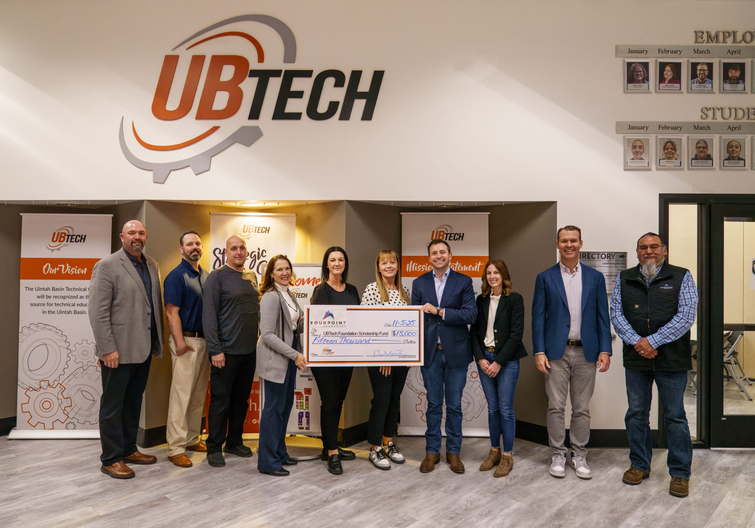 FourPoint Resources Makes Scholarship Commitment To UBTech