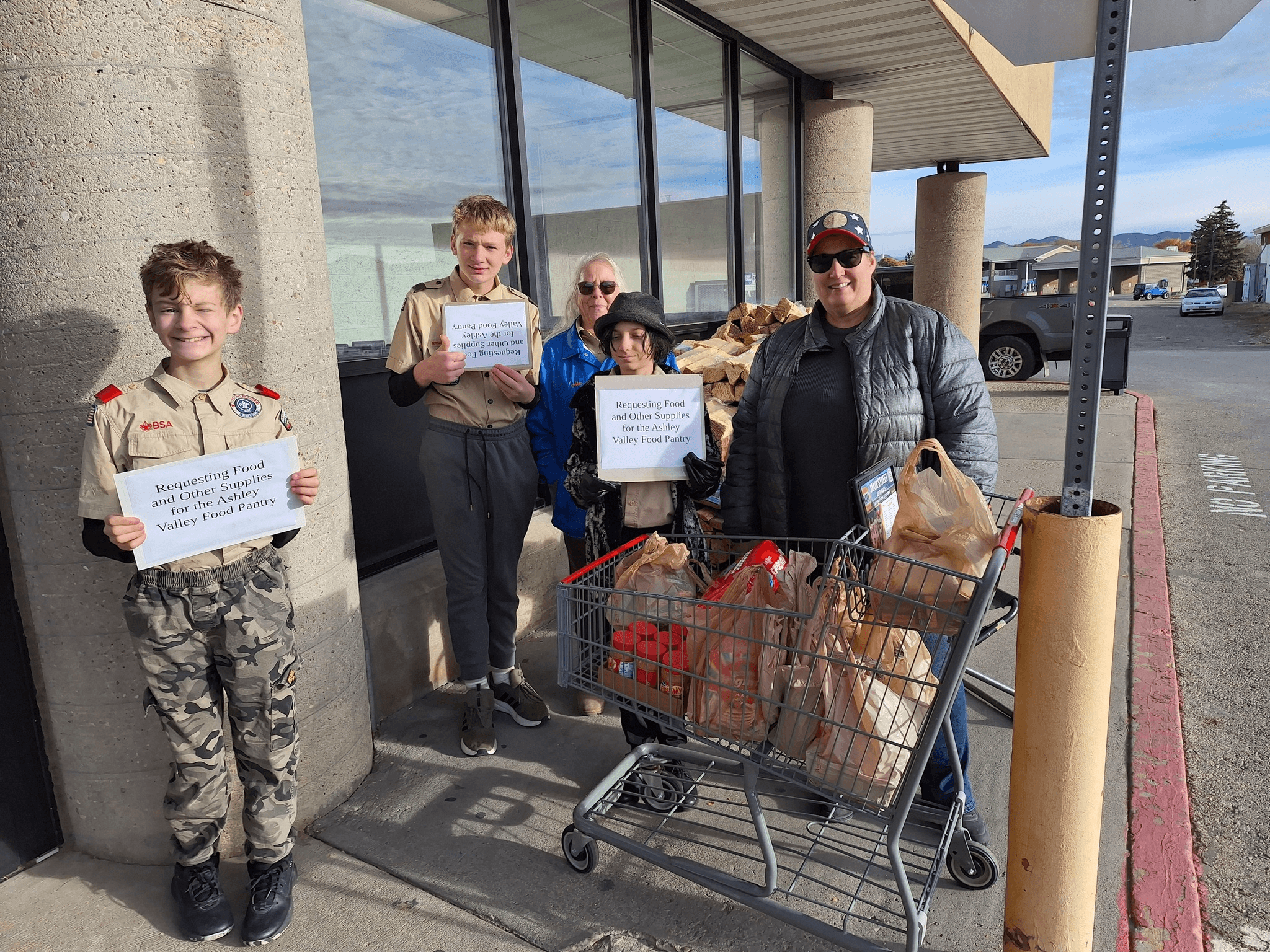 Local Scout Troop Among Groups Filling Food Pantry Shelves