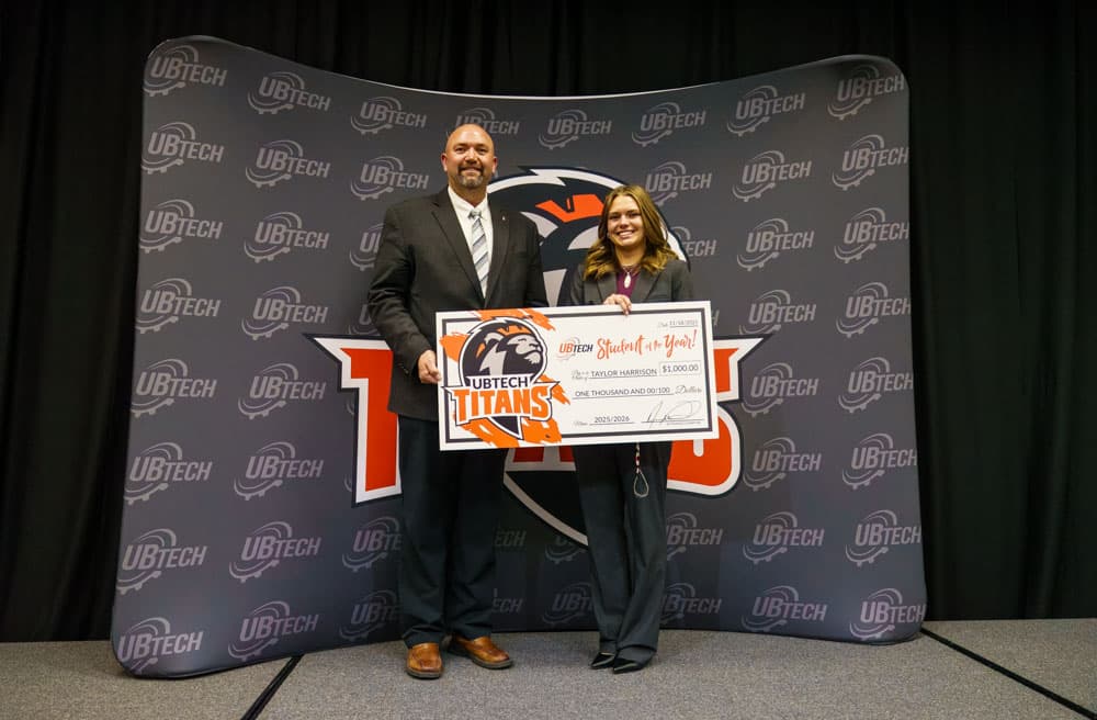 Taylor Harrison Named UBTech Student Of The Year
