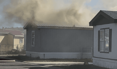 Safety Urged After Mobile Home Fire