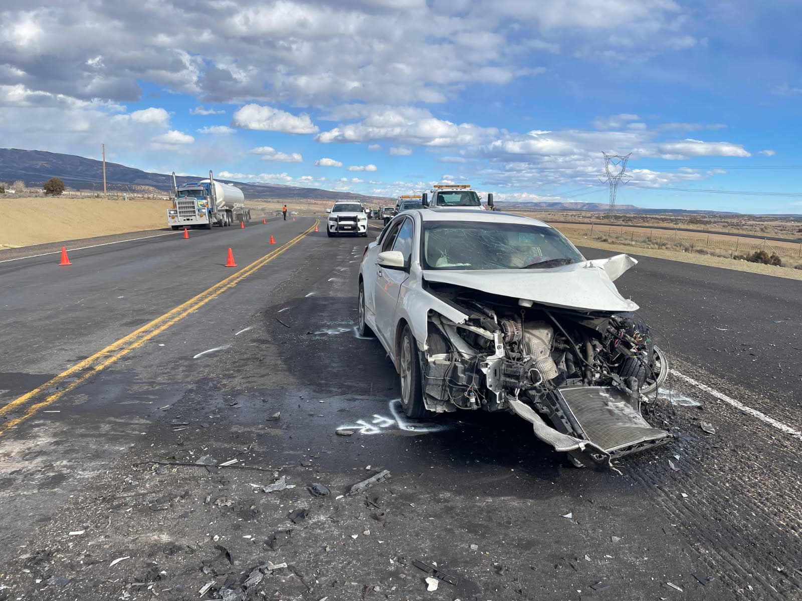 Two Hospitalized After Head On Crash On Highway 40