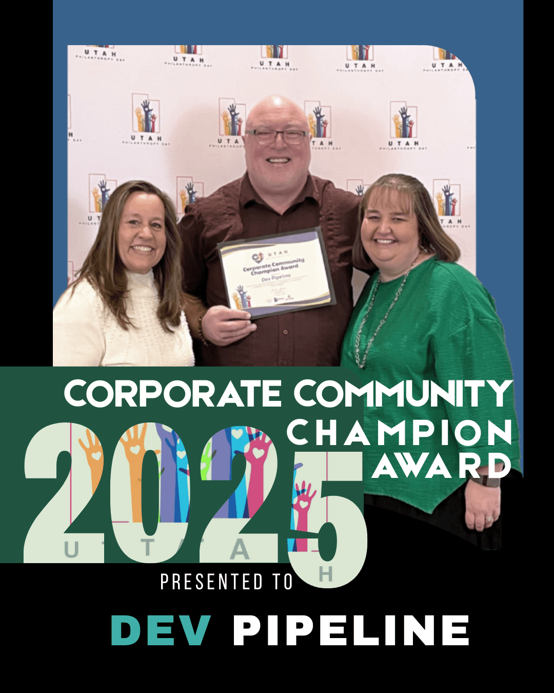 DevPipeline Receives 2025 Utah Philanthropy Day Corporate Champion Award