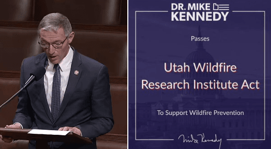Rep. Kennedy Wildfire Bill Passes House