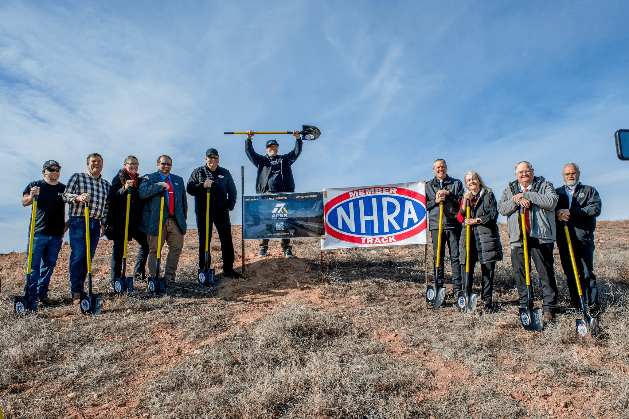 Groundbreaking Held; NHRA Drag Racing Track Coming To Duchesne