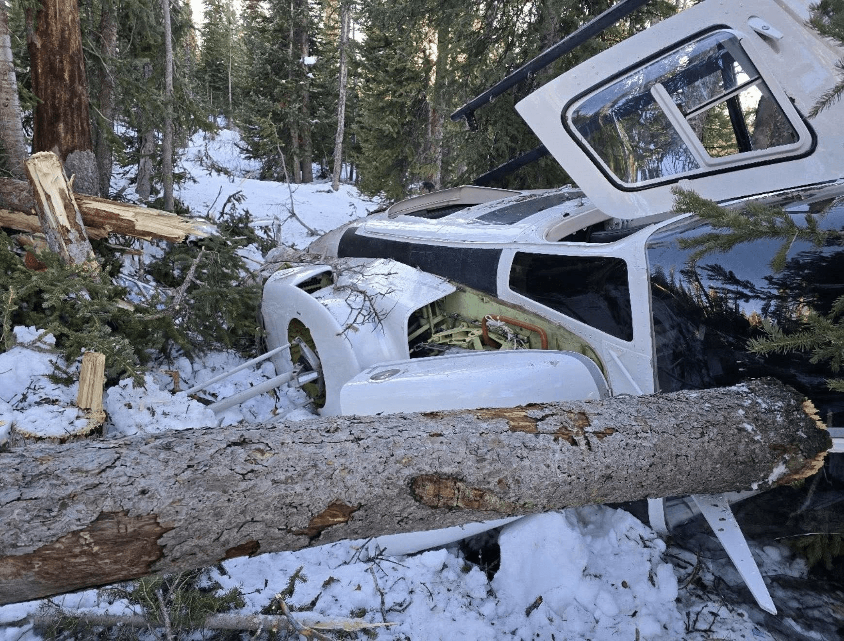 Helicopter Crash At Wolf Creek Campground Off SR-35