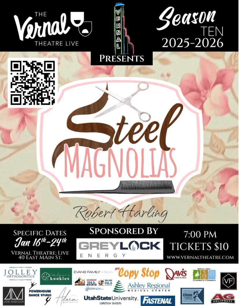 ‘Steel Magnolias’ Opening At Vernal Theatre: Live Tomorrow