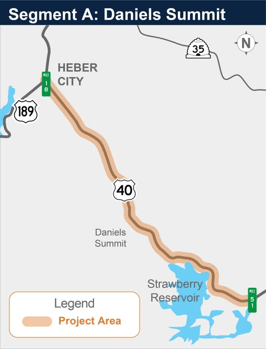 UDOT FIBER Project On Highway 40 Starting Monday