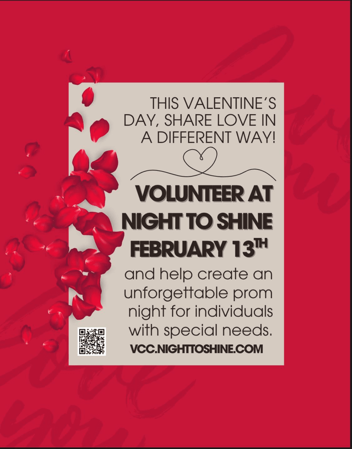 Buddies Needed For Upcoming ‘Night To Shine’