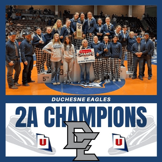 Duchesne Girls Wrestling Wins 2A/1A State Championship