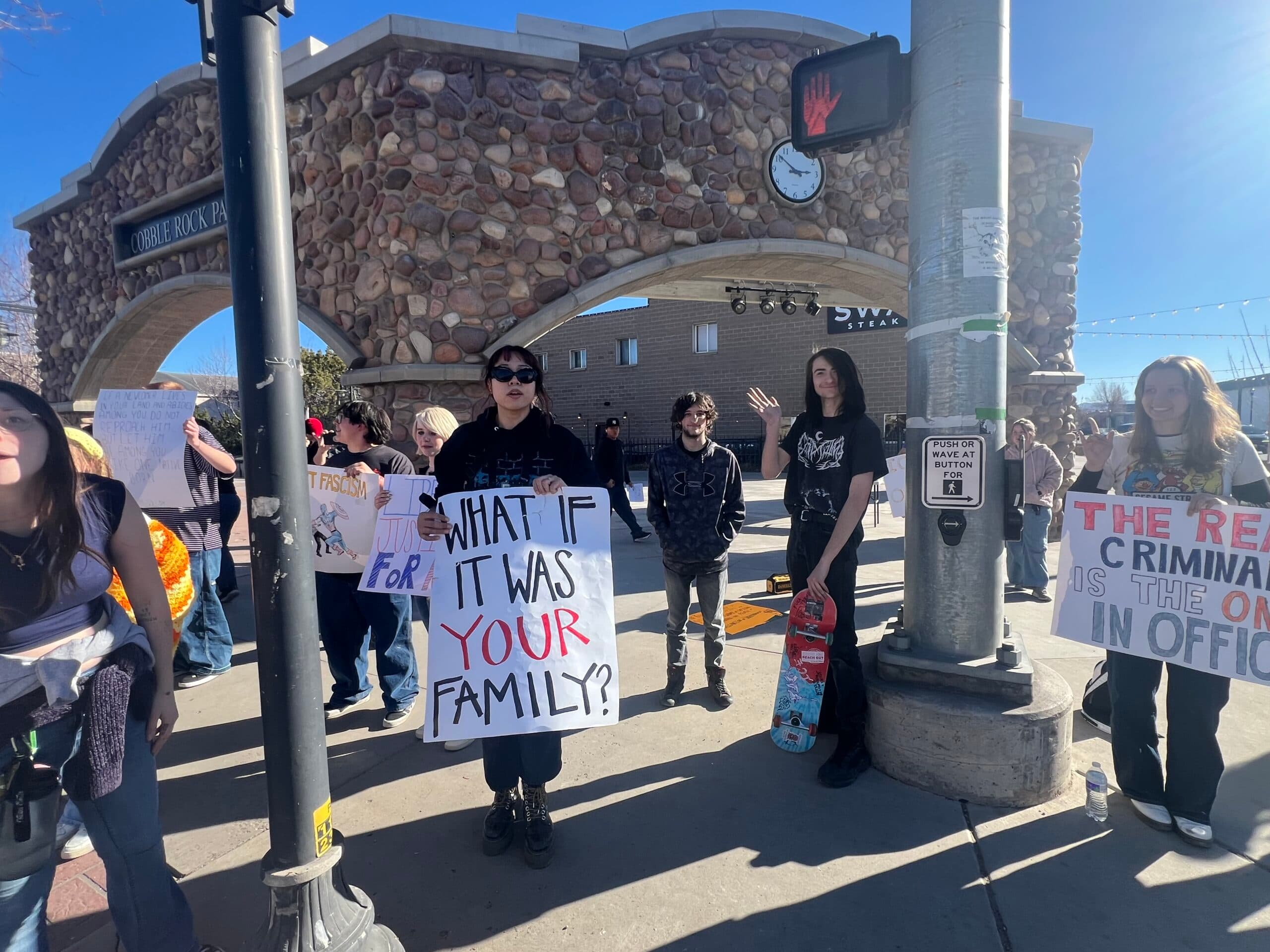 Uintah Students Organize ICE Protest