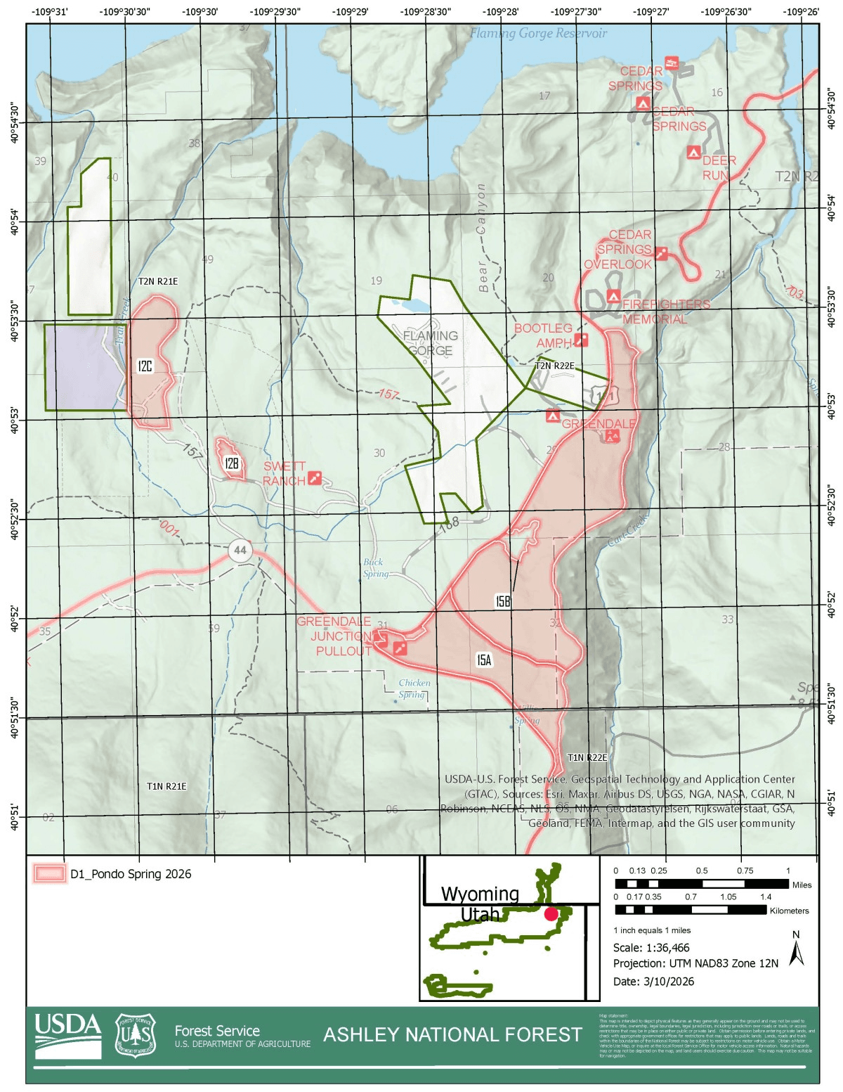Ashley National Forest Begins Spring Prescribed Burns