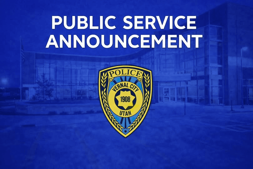 Vernal Police Department Makes Request Concerning Donations