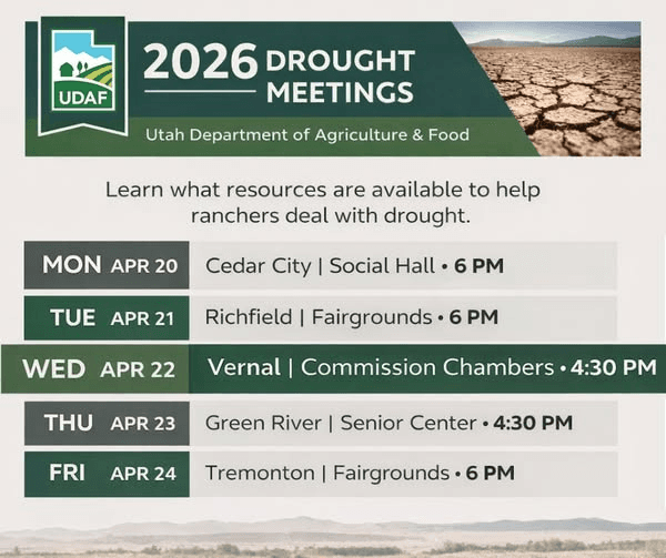 Vernal A Stop On 2026 Drought Meetings