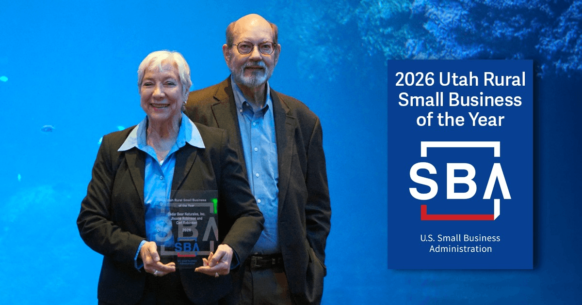 Local Business Named Utah SBA Rural Business Of The Year