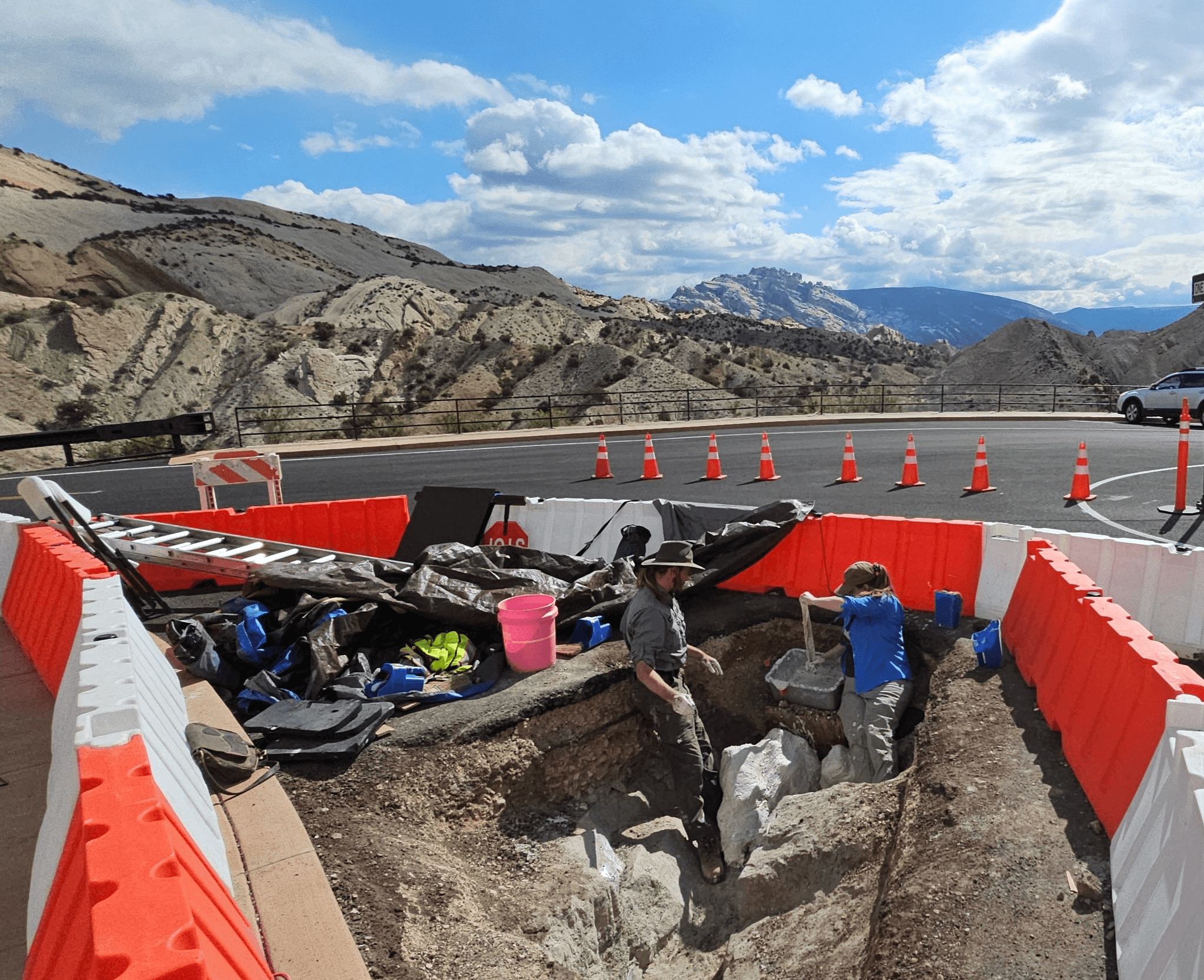 More Fossils Discovered During Dinosaur Quarry Parking Lot Excavation