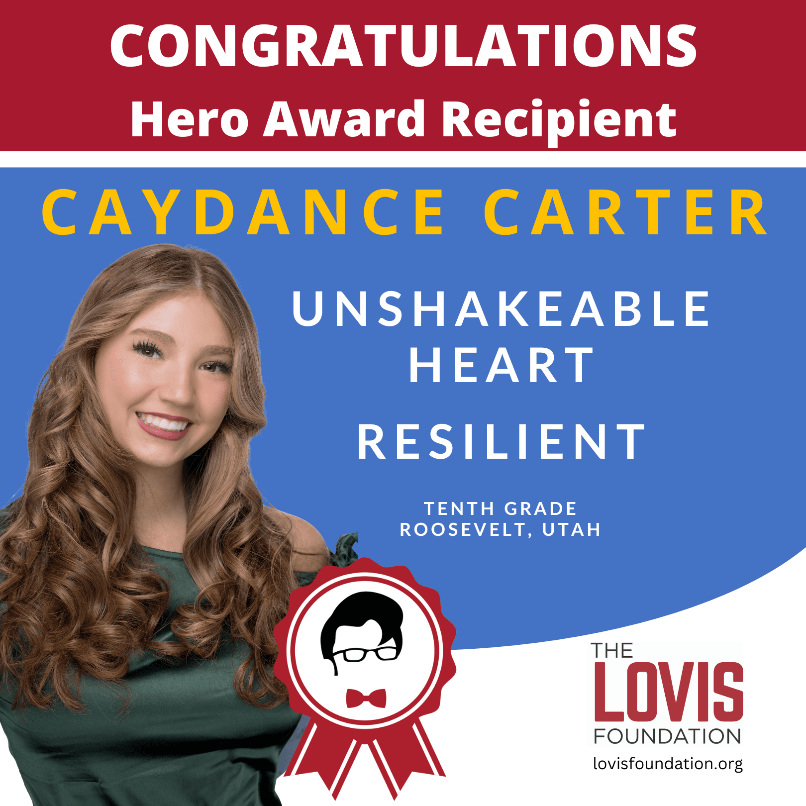 Ohio Based Nonprofit Chooses Roosevelt Student As Award Recipient