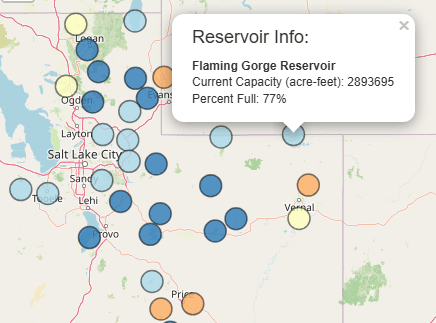 Utah Reservoir May Report