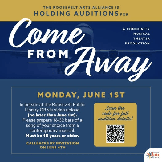 Roosevelt Arts Alliance Holding Auditions For ‘Come From Away’