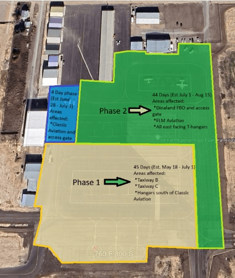 Vernal Regional Airport Announces Project To Replace General Aviation Ramp