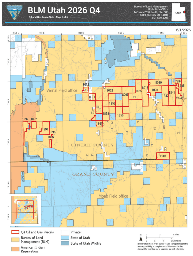 BLM Opens 30-Day Public Scoping Period On Oil And Gas Parcels For Q4 Sale