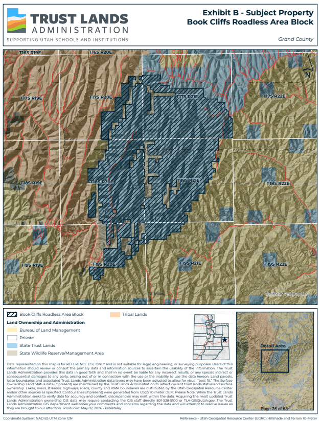 Book Cliffs Land Focus Of $30 Million Proposed Sale