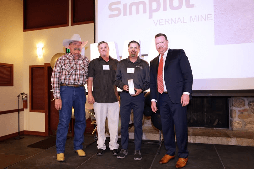 Simplot Vernal Mine Awarded By Utah Mining Association