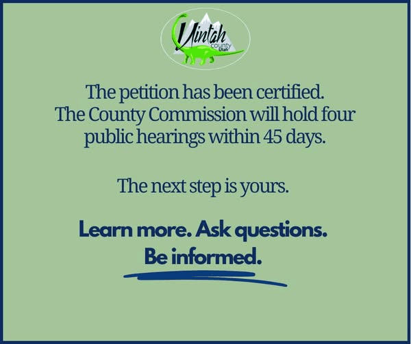 Citizens For Change Petition Certified In Uintah County