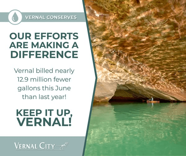 Vernal Water Use Drops Thanks To Conservation Efforts