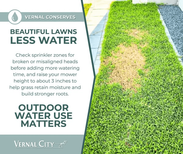 Vernal City Tips On Watering Lawns
