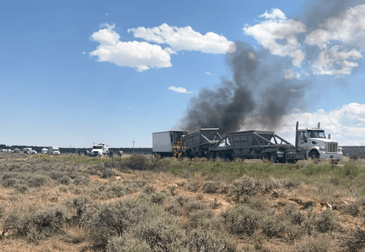 Semi Involved Crash In Duchesne County At Milepost 68 On Friday