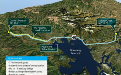 UDOT Strawberry Valley Highway 40 Construction Update