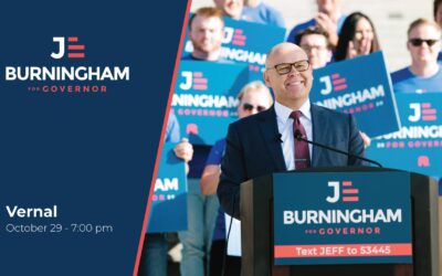 Vernal Town Hall Meeting with Jeff Burningham For Governor