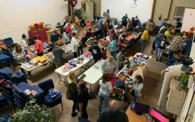 Ashley Valley Calvary Chapel Holds Operation Christmas Child Packing Party