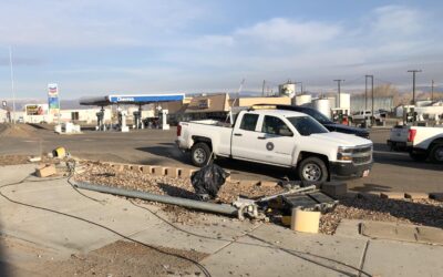 Vernal Intersection Traffic Pole and Lights Repaired Following Accident