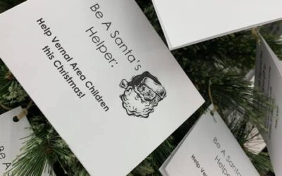 First Angel Tree is Up for Santa’s Community Effort