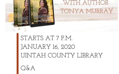 TONIGHT: Meet and Greet Local Author Tonya Murray at Uintah County Library