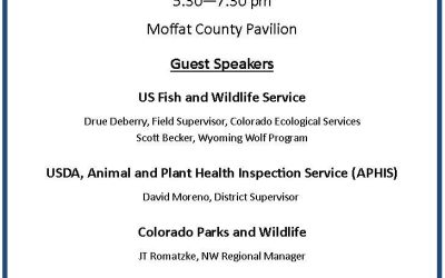 Moffat County Commissioners Hosting Forum on Colorado Wolf Regulations