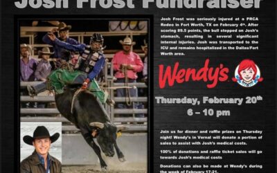 Uintah Basin Bull Rider in Texas Hospital with Serious Injuries; Fundraiser 2/20