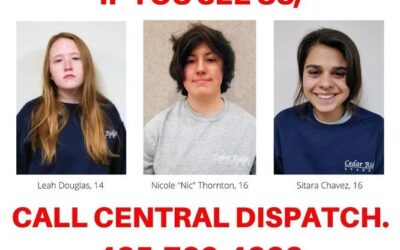 Search and Rescue Called Out in Search of Missing/Runaway Juveniles