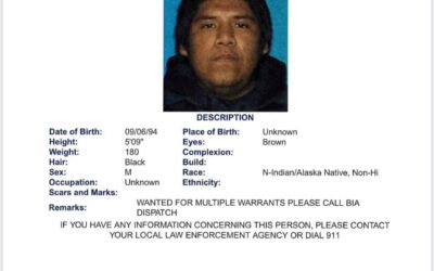 BIA Ft. Duchesne Police Alert Public of Man Wanted for Violence Against Women