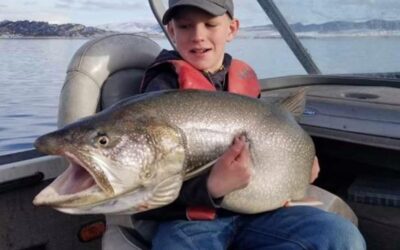 10-Year-Old Vernal Boy Catches Massive Lake Trout in Flaming Gorge