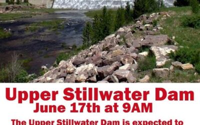 Wednesday Day Trip Switched to Upper Stillwater Dam