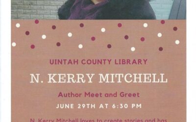 Author N. Kerry Mitchell Meet and Greet Tonight at Uintah County Library