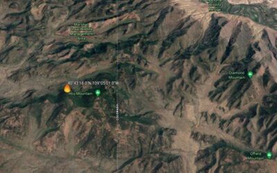 Allen Fire Burning in Uintah County