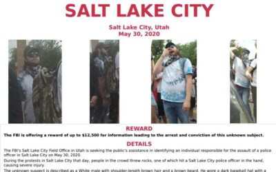 FBI Offering $12,500 Reward For Information on Suspect in Police Officer Assault