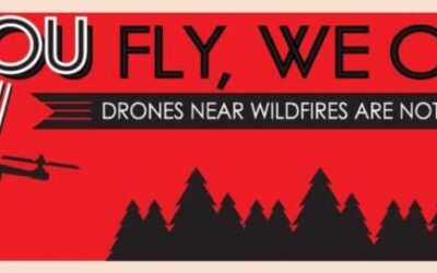Temporary Flight Restriction in Place Over Area of East Fork Fire
