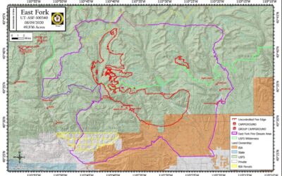 Forest Service Orders Trail Closures in East Fork and Center Creek Fire Area