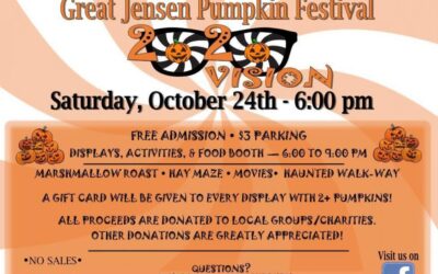 Great Jensen Pumpkin Festival on Saturday