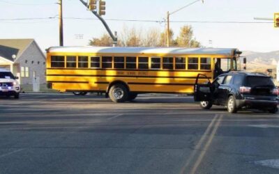 SUV Collides With School Bus in Uintah County