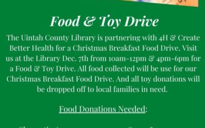 Uintah County Library Helping With A Christmas Breakfast Food Drive
